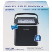 Iceman Dual Size Countertop Bullet Ice Maker w/ 1lb Capacity - Black Perspective: Main