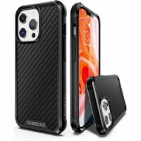R Series Case for iPhone 13 Pro Aluminum Frame Aramid Fiber Kevlar Backplate - Black