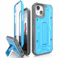 V Case for iPhone 14 / iPhone 13 with Built-in Screen Protector - Blue