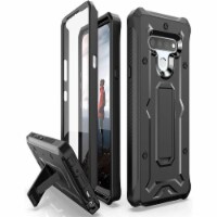 Vanguard Designed for LG Stylo 6 Case Military Grade Full-Body Rugged with Kickstand - Black