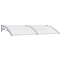 vidaXL Door Canopy Gray 78.7 x39.4 PC