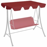 vidaXL Replacement Canopy for Garden Swing Wine Red 74 /66.1 x43.3 /57.1