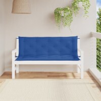 vidaXL Garden Bench Cushions 2pcs Blue 59.1 x19.7 x2.8 Oxford Fabric