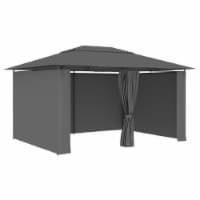 vidaXL Garden Marquee with Curtains 157.4 x118.1 Anthracite