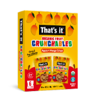 That's It® Organic Fruit Cunchables™ Apple + Mango Crisps Perspective: Main