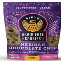 Siete Hint of Mexican Vanilla Chocolate Chip Cookies Perspective: Main