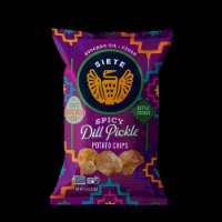Siete Spicy Dill Pickle Kettle Potato Chips Perspective: Main