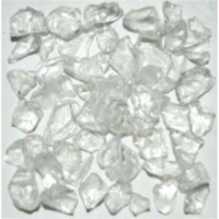 American Specialty Glass TCRCLEA1-3 Recycled Chunky Glass, Crystal Clear - Size 1 - 0.13-0.25