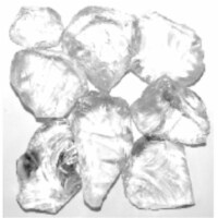 American Specialty Glass LCRCLEAM-10 Recycled Chunky Glass, Crystal Clear - Medium - 0.5-1 in