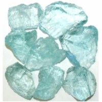 American Specialty Glass LCRTEALM-50 Recycled Chunky Glass, Crystal Teal - Medium - 0.5-1 in.