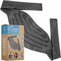 TruHealth Large Weighted Hot and Cold Body Wrap for Neck Grey