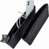 Lusso Gear Car Seat Gap Organizer 2 Pack Black