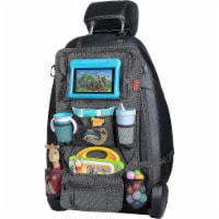 Lusso Gear Large Back Seat Car Organizer Black
