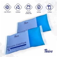 Thrive 2 Pack Reusable Cold Compress Ice Packs for Injury