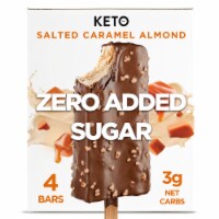Keto Pint Zero Added Sugar Sea Salt Caramel Crunch Ice Cream Bar
