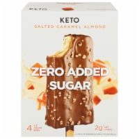 Keto Pint Zero Added Sugar Sea Salt Caramel Crunch Ice Cream Bar