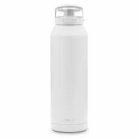 ZULU® Swift 40-Fluid Ounce Stainless Steel Vacuum Insulated Bottle - White Perspective: Main