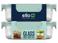 Ello Glass Meal Prep Set Perspective: Main