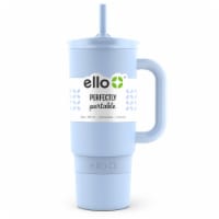Ello® Pop & Fill 30oz Stainless Steel Water Bottle - Halogen Blue Perspective: Main