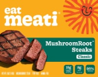 eat Meati® MushroomRoot™ Classic Steaks Perspective: Main