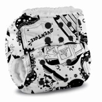 Rumparooz One Size Cloth Pocket Diaper Snap - Book Club