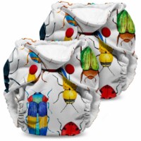 Lil Joey Newborn All In One Cloth Diaper (2pk) - Bugs