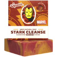 Dr. Squatch® Marvel Bar Soap Stark Cleanse Perspective: Main
