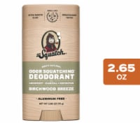 Dr. Squatch® Men's Natural Odor Squatching® Aluminum Free Deodorant Stick Birchwood Breeze Perspective: Main