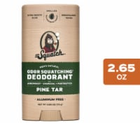 Dr. Squatch® Men's Natural Pine Tar Deodorant Stick Aluminum Free Perspective: Main