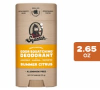 Dr. Squatch® Men's Natural Deodorant Stick Summer Citrus Perspective: Main