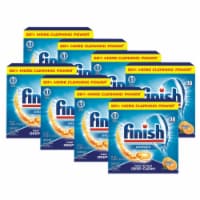 Finish Gelpacs - Dishwasher Detergent Tablets, Orange - 38 Count (Pack of 8)