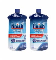 Finish Jet Dry Rinse Aid - Liquid Hardwater Protection - 32 oz (Pack of 2)