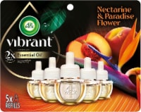Air Wick Scented Oil Refill - Nectarine & Paradise Flower - 5 Refills (Pack of 2)