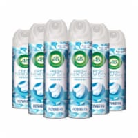 Air Wick Aerosol Spray Air Freshener, Fresh Linen, 8 oz (Pack of 6)