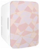 Cooluli Infinity 10 Liter Portable Compact Mini Fridge - Fractal Pink