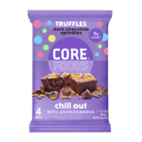 CORE Foods® Dark Chocolate & Sprinkles Truffles Perspective: Main