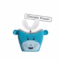 AutoBrush Pro Kids Whole Mouth Electric Toothbrush (Double Sided, Hippo, Ages 3-5)