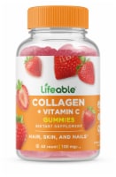 Lifeable Collagen + Vitamin C Gummies Natural Strawberry 50 mg - 60 Gummies