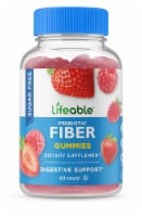 Lifeable Prebiotic Fiber Gummies Natural Berry Sugar Free - 60 Gummies