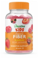 Lifeable Kids Prebiotic Fiber Gummies Natural Berry - 60 Gummies