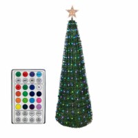 Novelty Lights 4' RGB LED Color Changing Dancing Pop-Up Christmas Tree w/ Remote