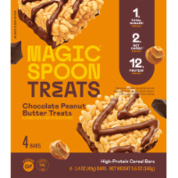 Magic Spoon® High-Protein Gluten-Free Chocolate Peanut Butter Cereal Treat Bars Perspective: Main