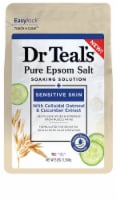 Dr Teal's® Pure Espom Salt Soaking Solution Sensitive Skin with Colloidal Oatmeal & Cucumber Extract Perspective: Main