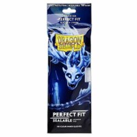 10 Packs Dragon Shield Clear Japanese Sealable Inner Sleeves 100 ct Card Display Case