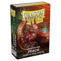 2 Packs Dragon Shield Dual Matte Mini Japanese Peach 60 ct Card Sleeves Value Bundle!