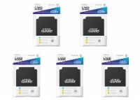 5 Packs Ultimate Guard Black Card Dividers (10) Standard Size Value Bundle!