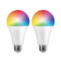 A19 WiFi Smart LED Light Bulb, 8W 800LM, Alexa/Google/SIRI, ETL and Energy Star (2 Pack)