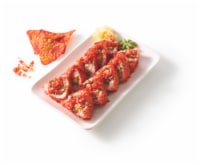 Wabisan Asian Foods Doritos Flamin Hot Limon Shrimp Tempura Sushi Roll Perspective: Main