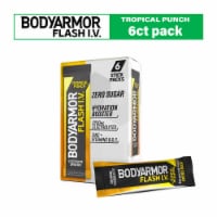 BodyArmor Flash IV Zero Sugar Electrolyte Tropical Punch Drink Mix Packets Perspective: Main