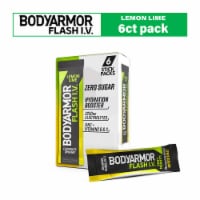 BodyArmor Flash IV Zero Sugar Electrolyte Lemon Lime Drink Mix Packets Perspective: Main